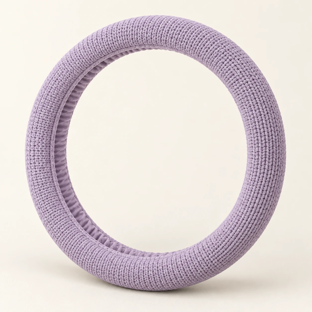 Misty Lilac Knit Steering wheel cover in Misty lilac